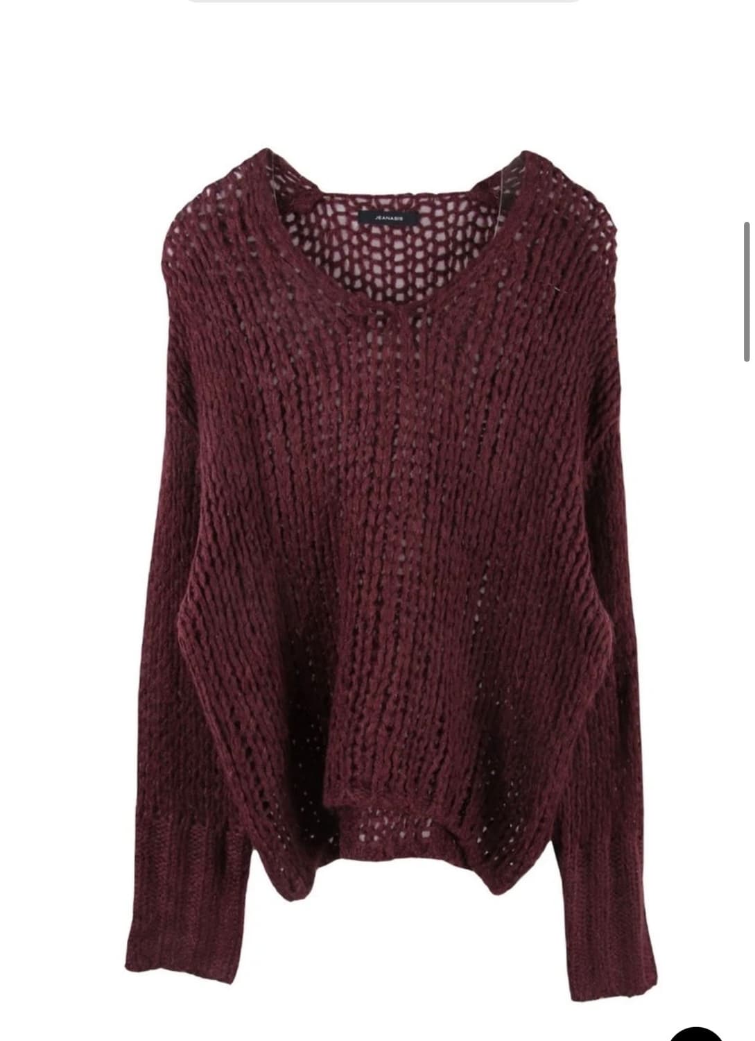 빈티지 버건디 니트 상품이미지1