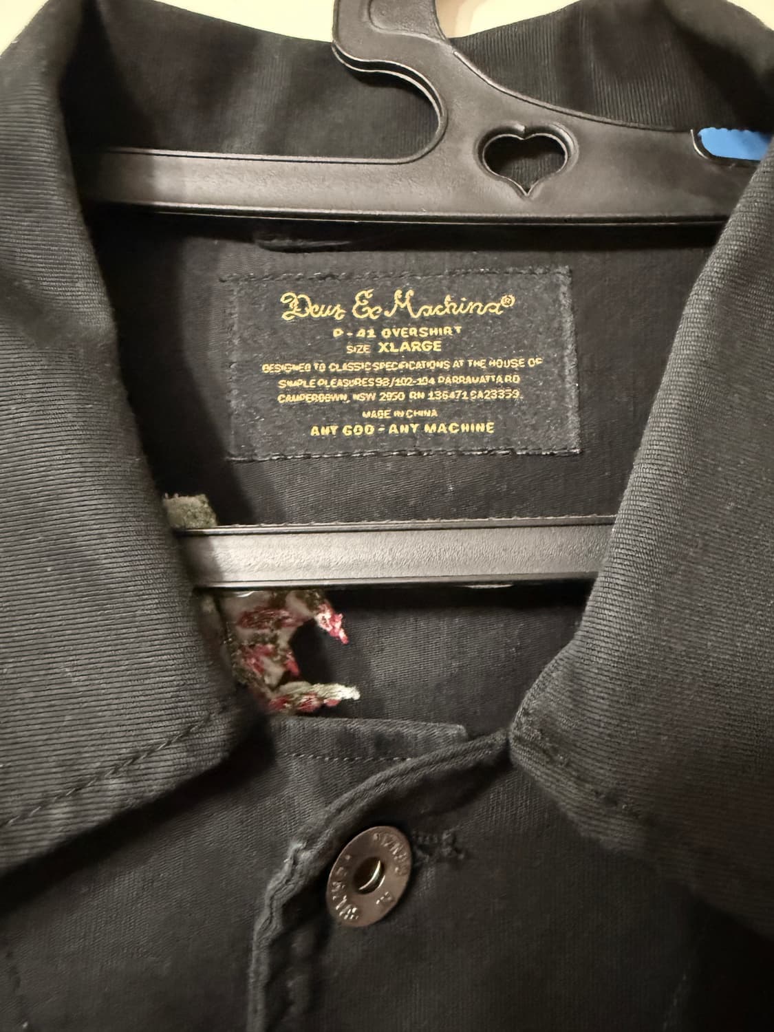 데우스엑스마키나 수베니어 P-41 셔츠 자켓 xl 상품이미지4