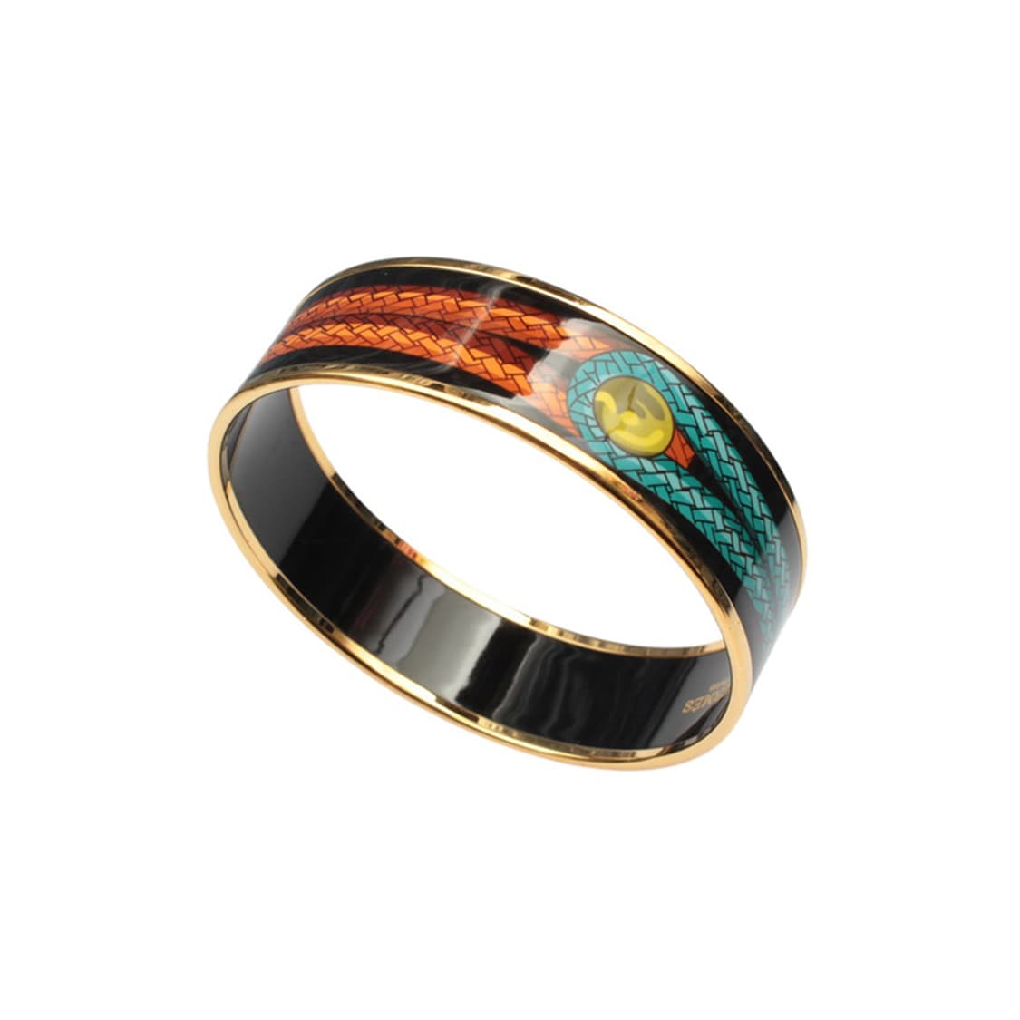 에르메스 투톤 위빙패턴 금장 뱅글 상품이미지2