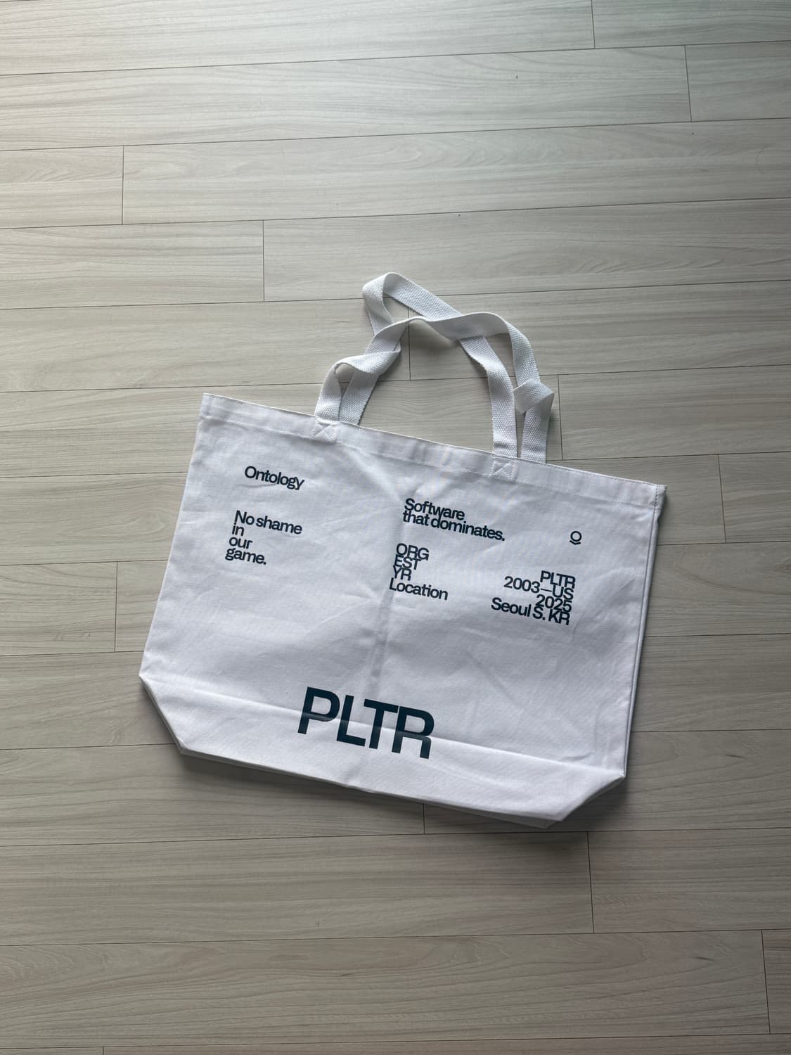 팔란티어 PLTR 한국 한정 에코백 상품이미지2