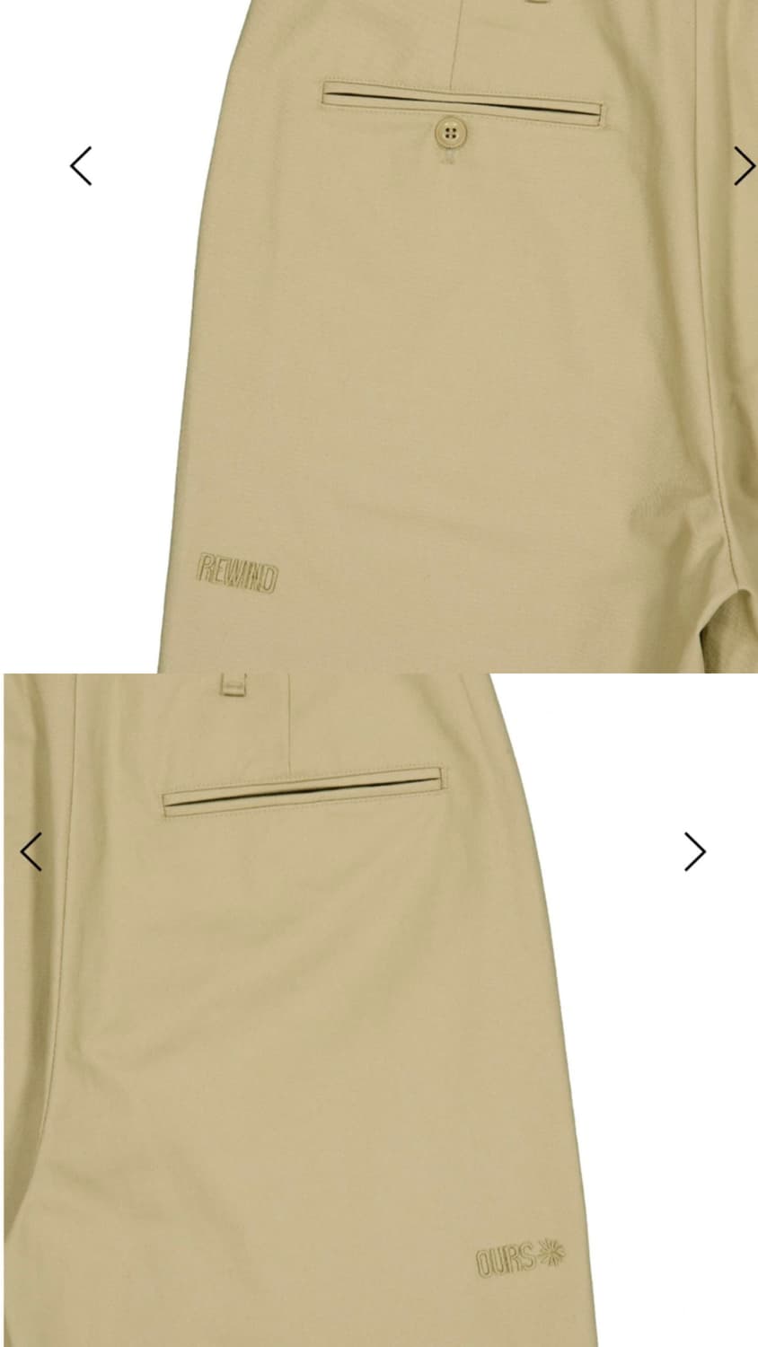 [새제품] 리와인드아워스 CHINO PANTS - 베이지 상품이미지3