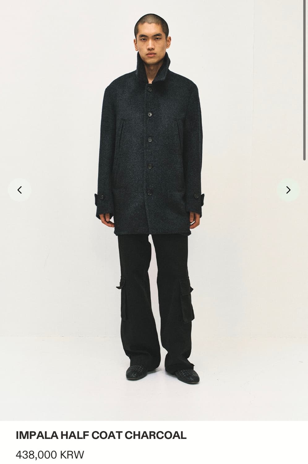 서피스에디션/IMPALA HALF COAT CHARCOAL 상품이미지1