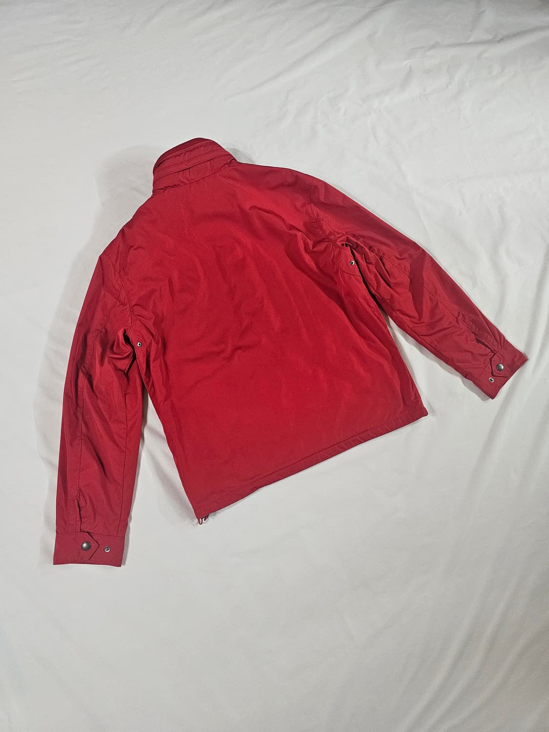 [M] 빈티지 폴로 랄프로렌 레드 플리스 안감 바람막이 패디드 점퍼 자켓 상품이미지6