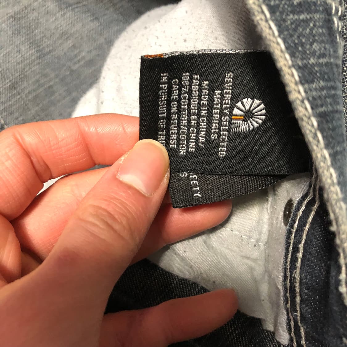 아카데믹스 올드스쿨 빅사이즈 데님팬츠  상품이미지10