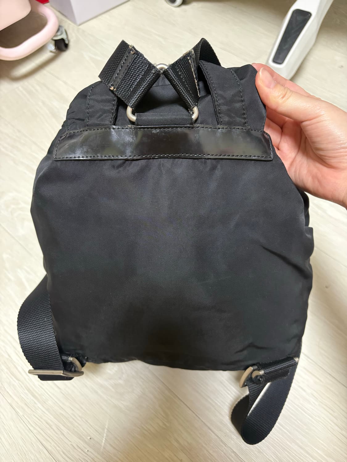 프라다백팩 리나일론 스몰 빈티지 상품이미지6