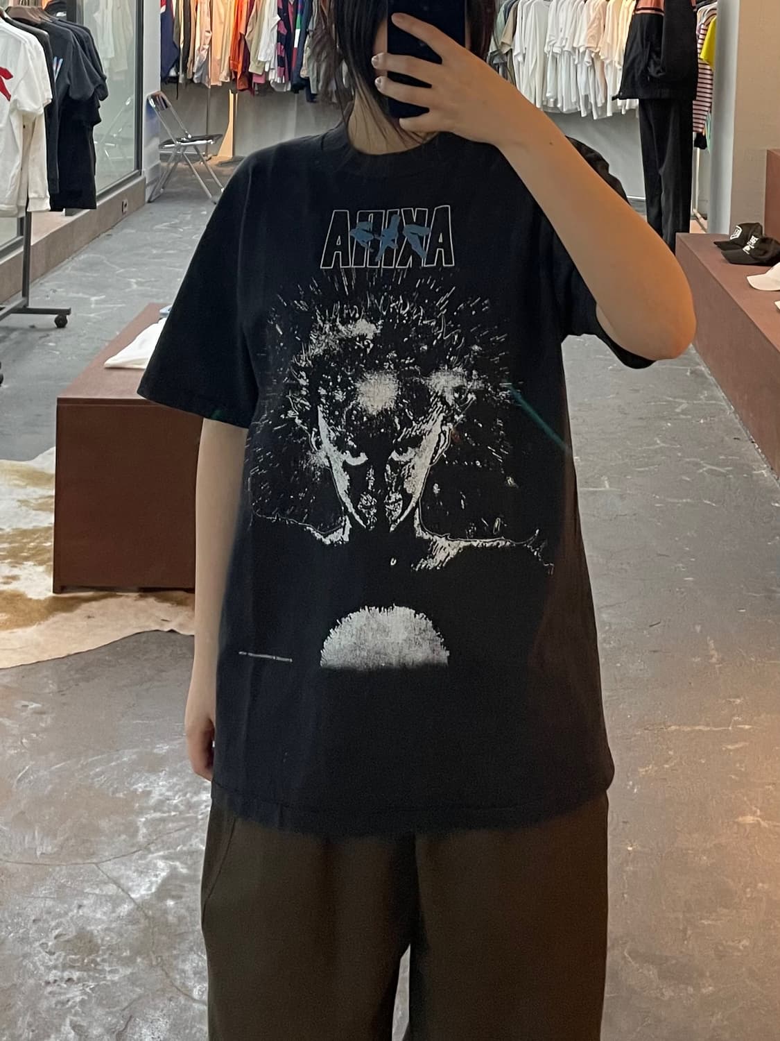 빈티지 아키라 테마 그래픽 반팔 H2543 상품이미지1