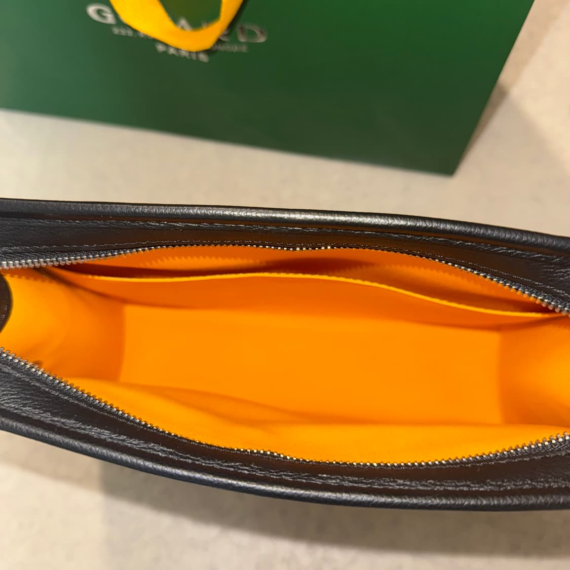 새상품급 고야드 쥬방스 mm 블랙 클러치백 상품이미지6
