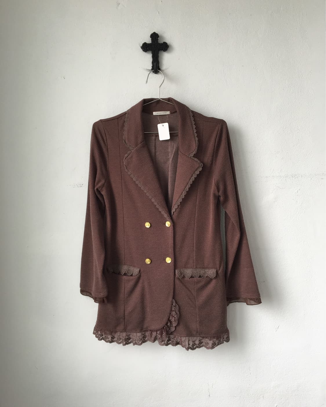 Axes femme back lace up dot pattern jack 상품이미지2
