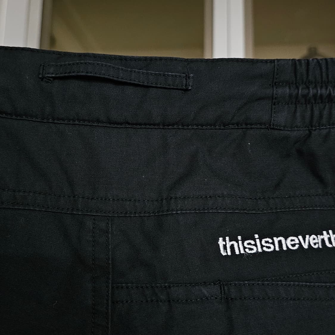 32인치 남성 디스이즈네버댓 카고 조거 팬츠 블랙 L 상품이미지5