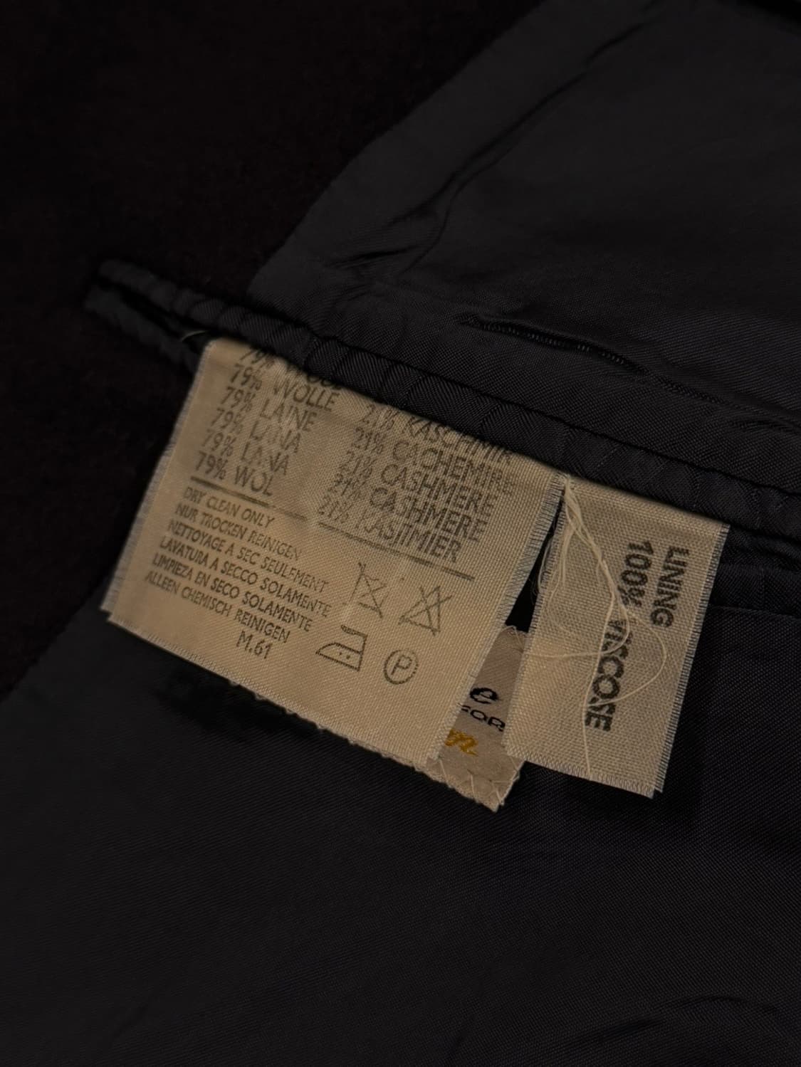 아쿠아스큐텀 체스터필드코트 남성105 상품이미지9