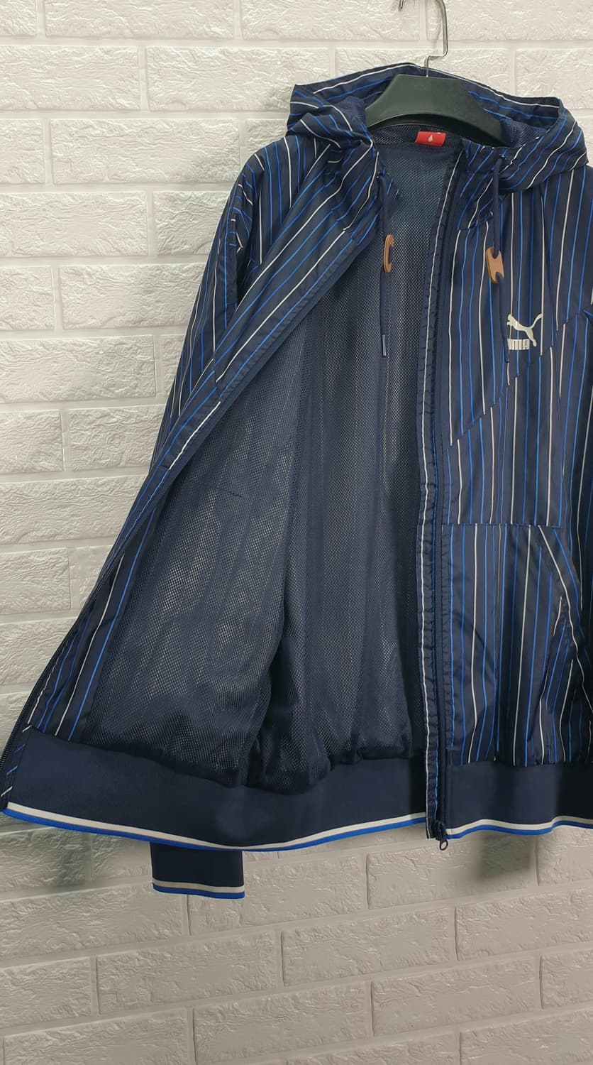 [100]푸마 스트라이프 후드 바람막이 상품이미지5