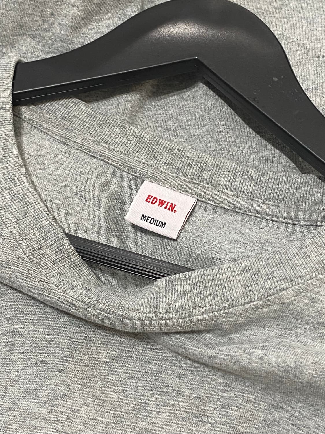 Edwin 로고 패치 그레이 롱슬리브 상품이미지6