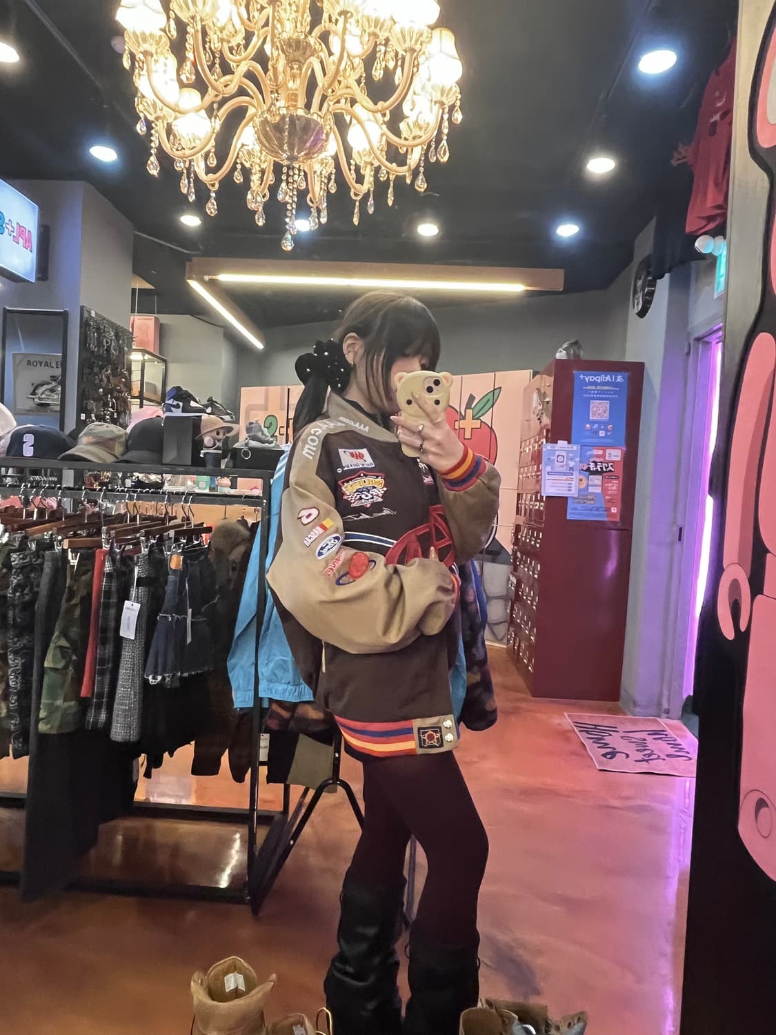 Vintage Logo Detail Varsity Jacket  상품이미지2