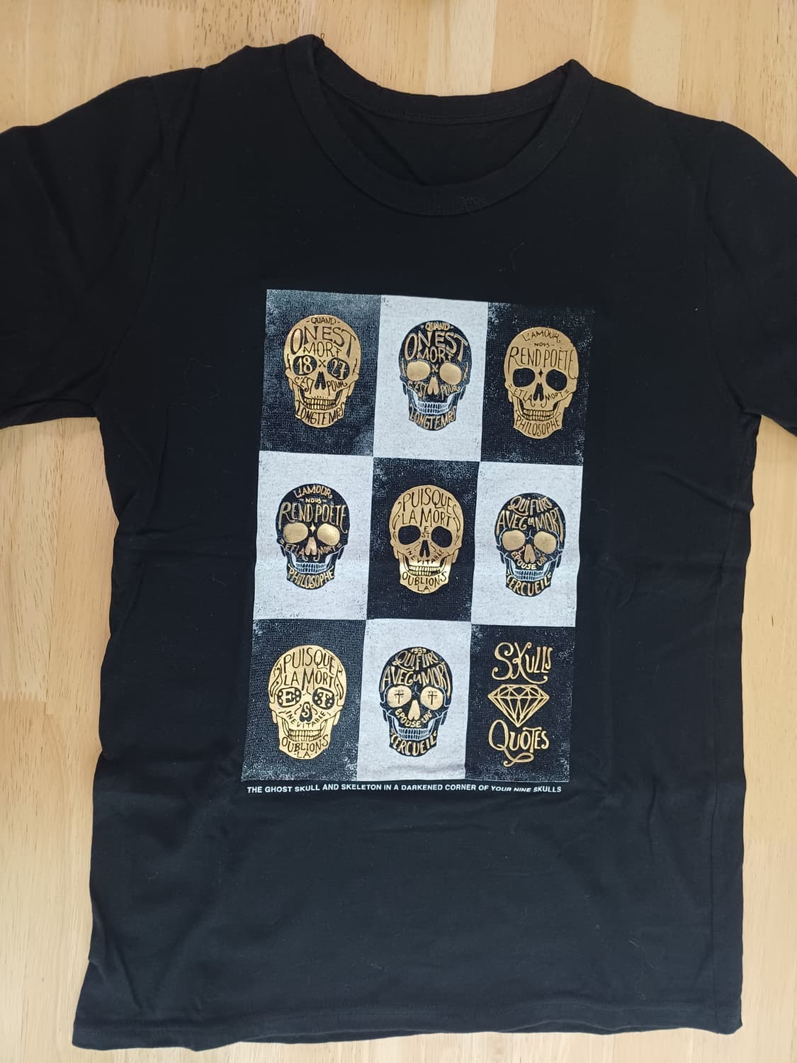 [XS] 스컬 펑크 프랑스 격언 티 상품이미지2