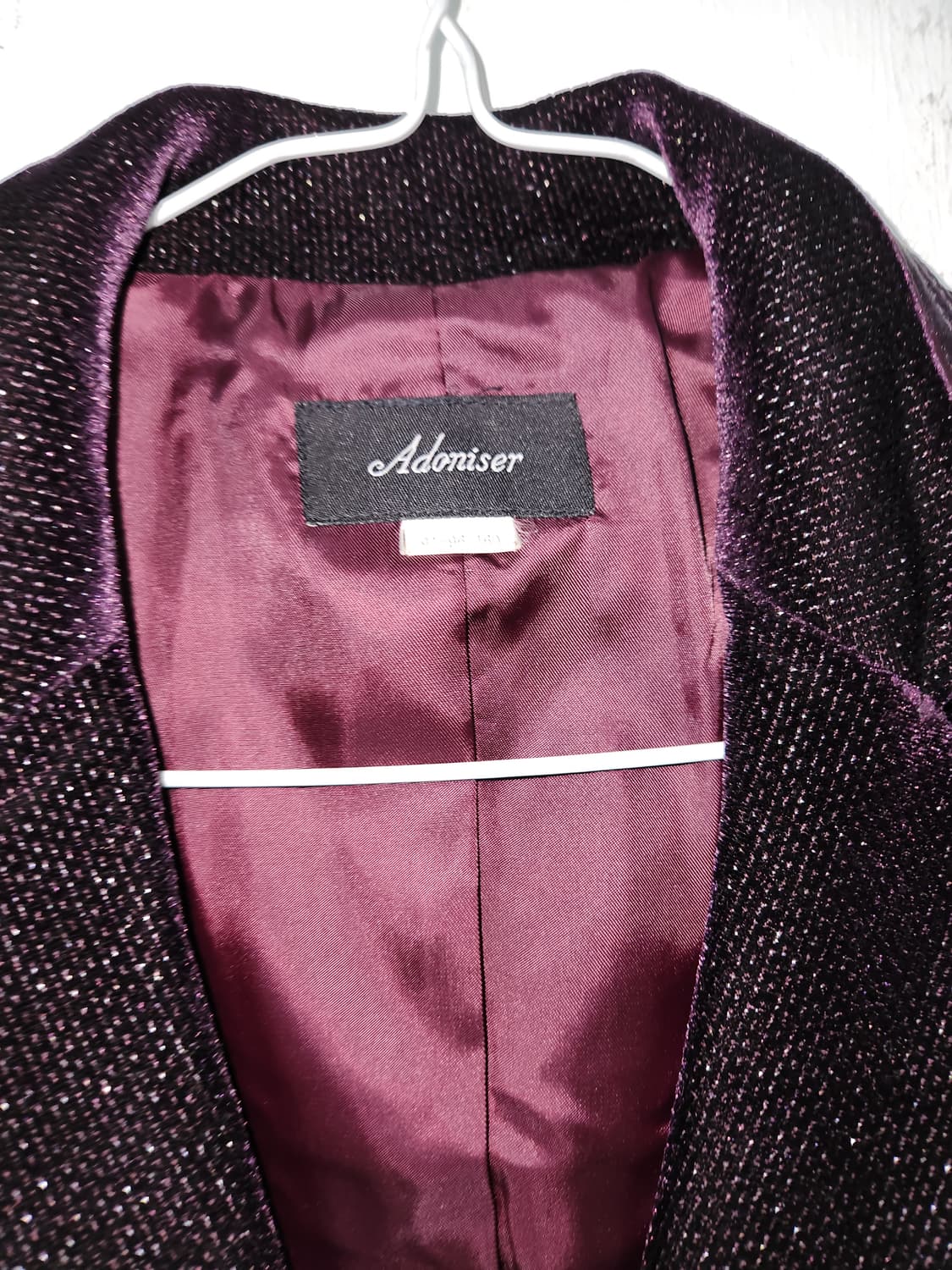 Adoniser 벨벳 투피스 정장 세트 66 상품이미지4