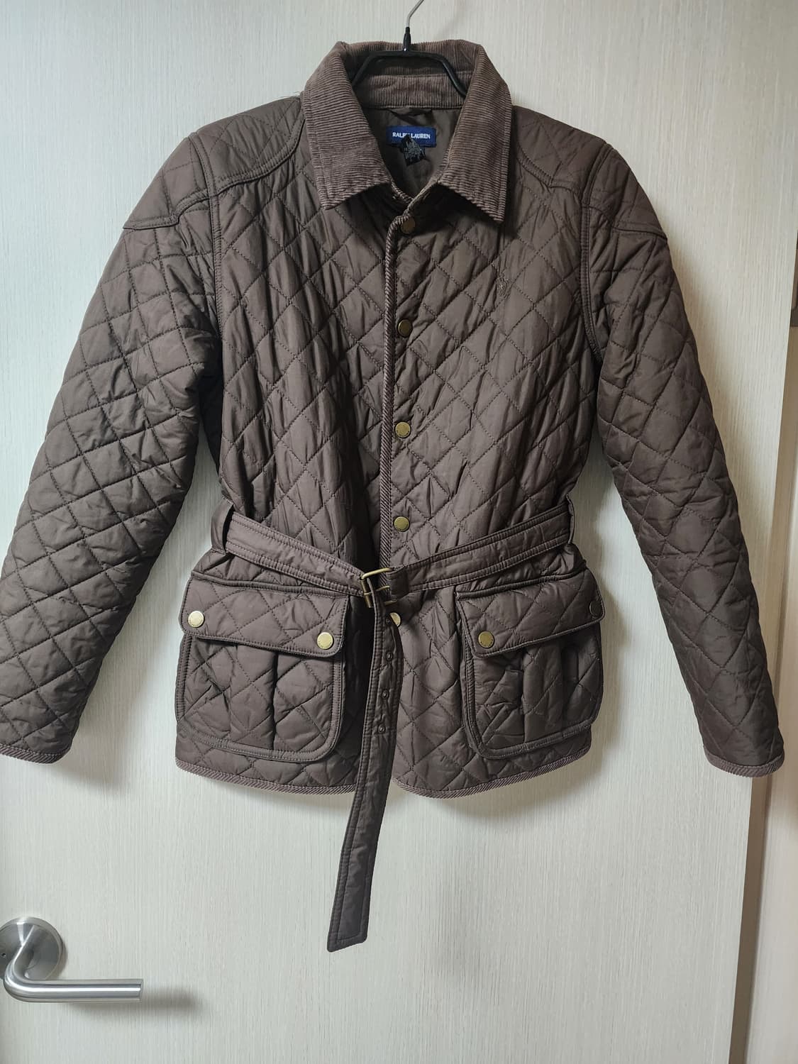 폴로 누빔자켓 폴로걸즈 벨티드 퀼팅 자켓 55 (16) 상품이미지1