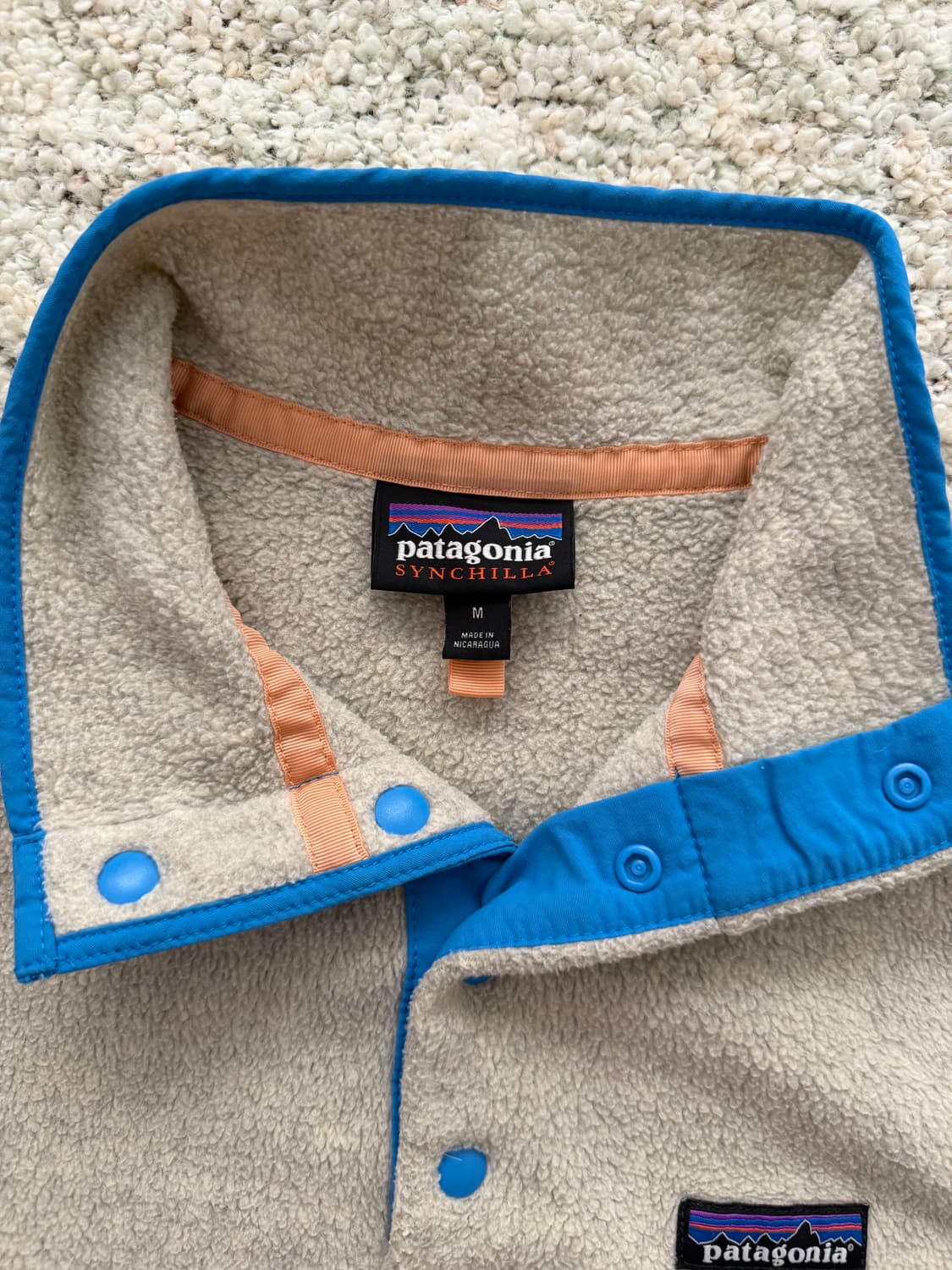 [M] 파타고니아 우먼 신칠라 오트밀/블루 상품이미지3