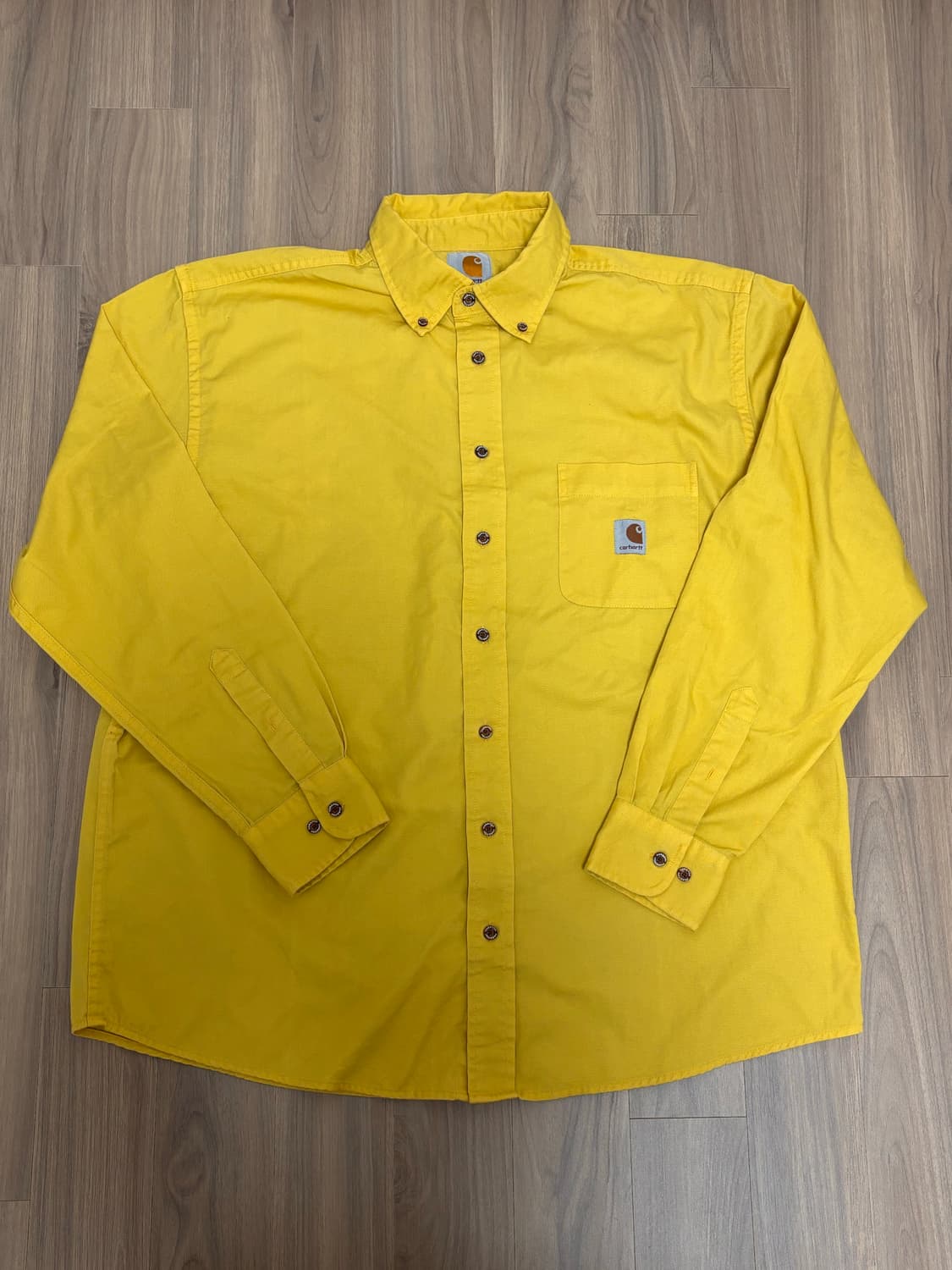 칼하트 셔츠 L 옐로우 상품이미지1