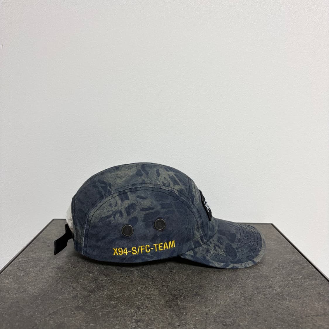 (OS) 슈프림 박스로고 캠프캡 모자 22SS 레오파드 카모 네이비 상품이미지3