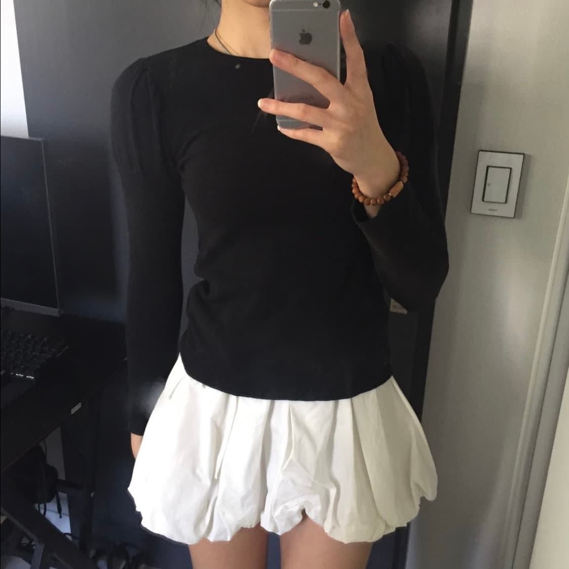 Bee des bee 히메갸루 로리 리본 롱슬리브 상품이미지2