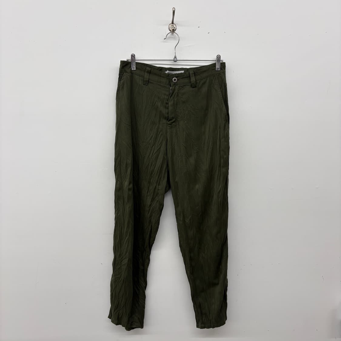 이세이미야케 그린 주름 바지 29in 상품이미지1