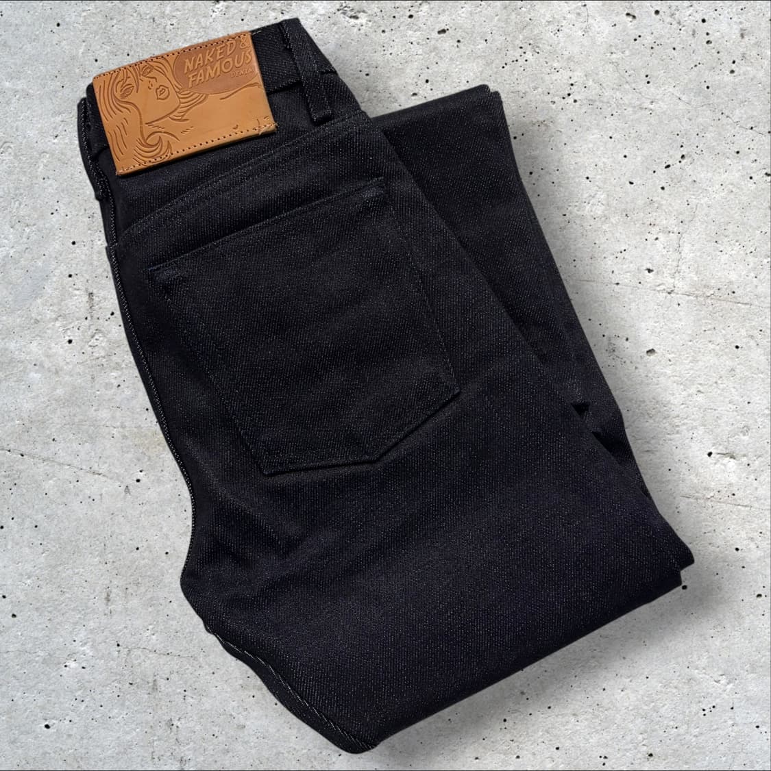 [28] 네이키드앤페이머스 엘리펀트 2 블랙 데님 청바지 D587 상품이미지3