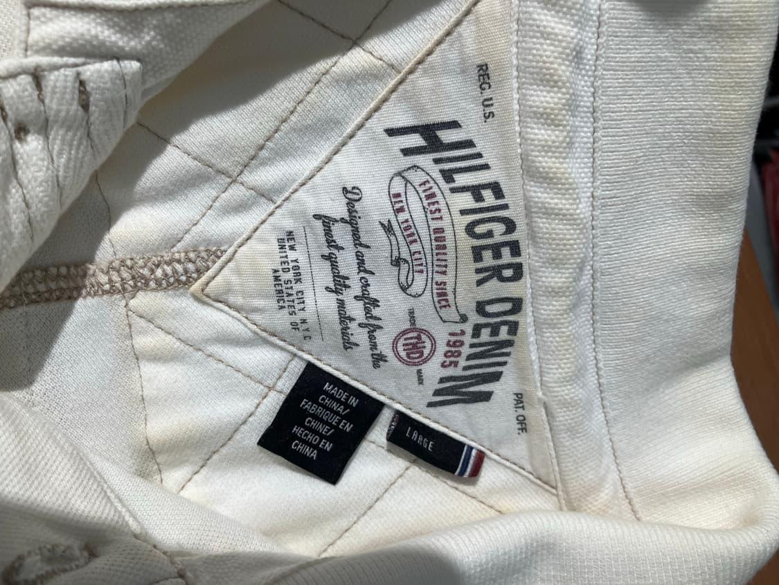 Tommy Hilfiger 79 백패치 퀼팅 카라 반팔 티셔츠 L 상품이미지5