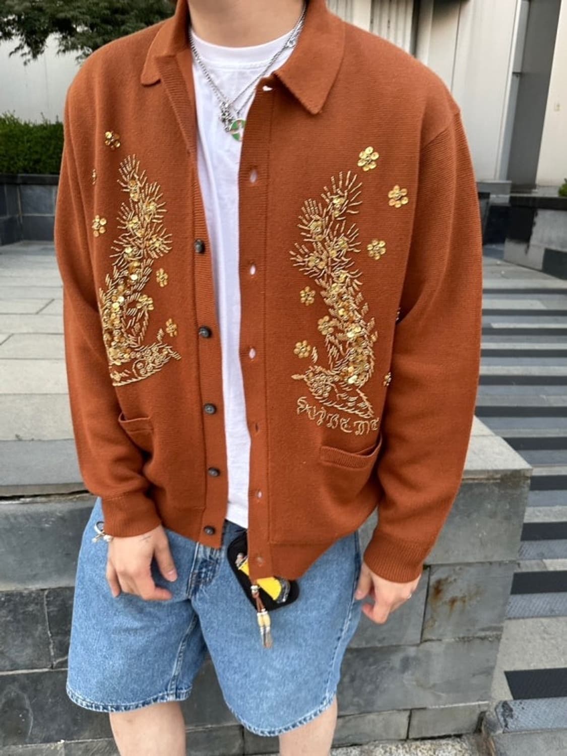 슈프림 비디드 가디건 상품이미지1