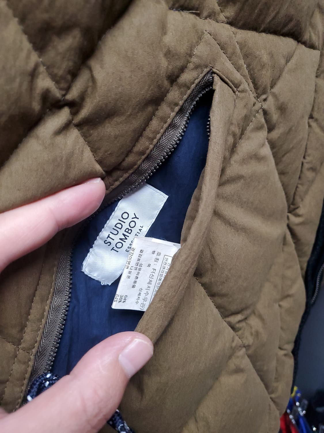 공용 스튜디오 톰보이 덕다운양면 패딩조끼 상품이미지3