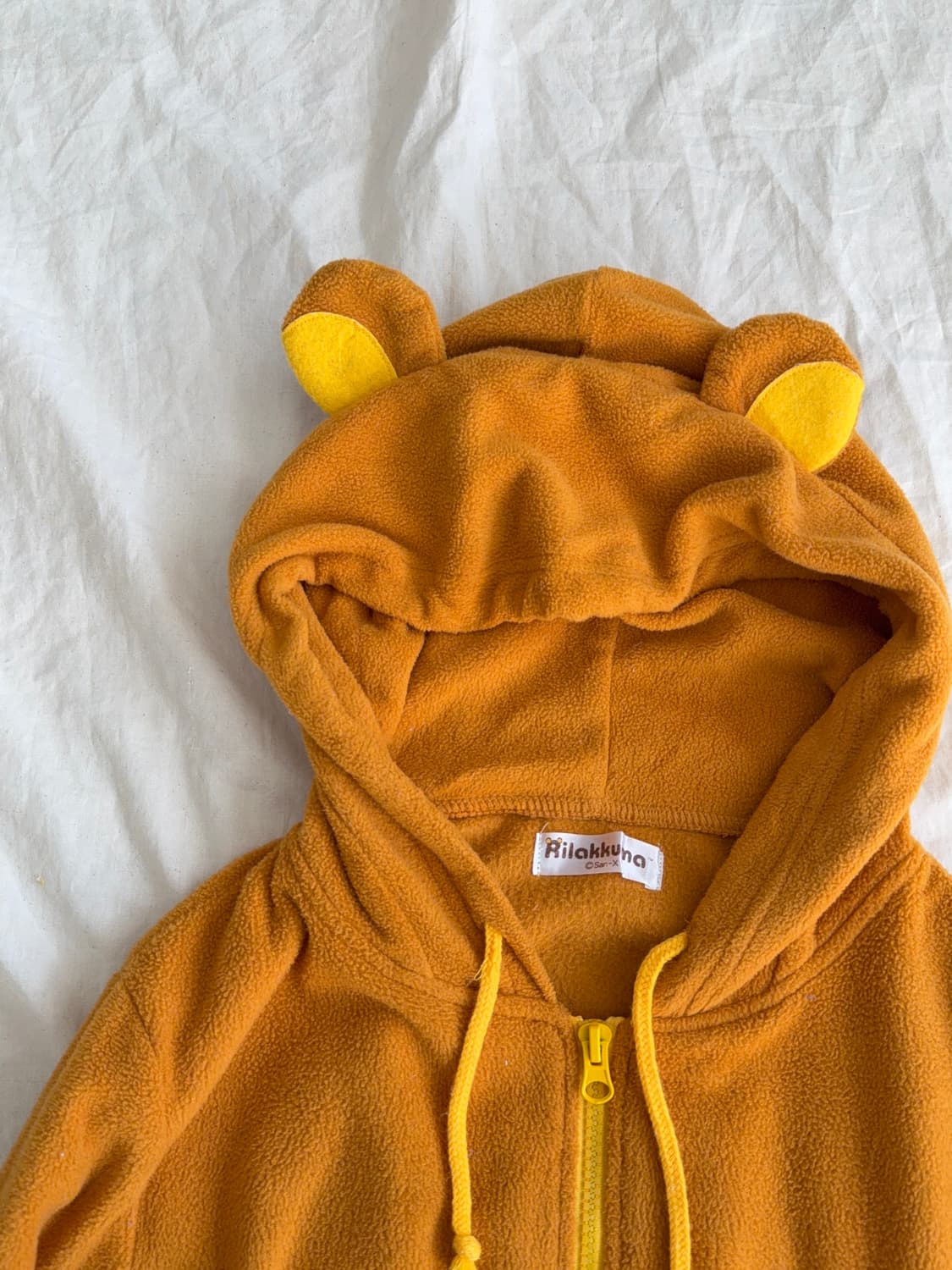 산엑스 리락쿠마 귀 포인트 후드집업 상품이미지5