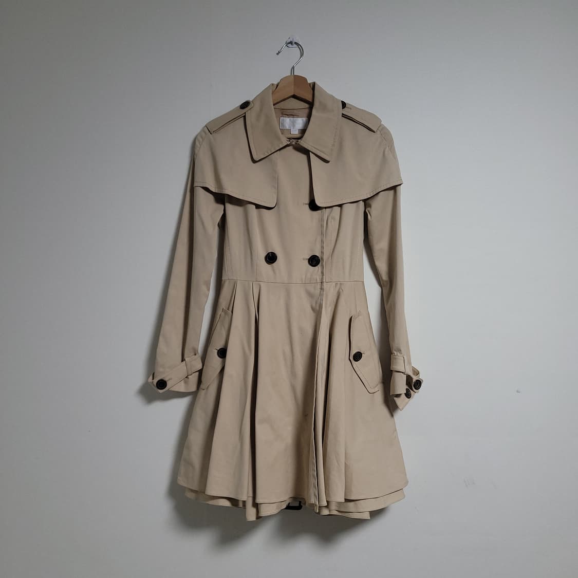 (S) 질스튜어트 베이지 트렌치 코트 상품이미지1