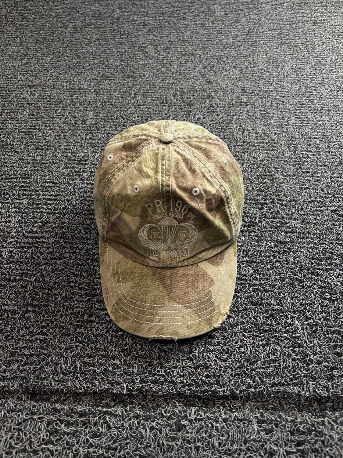 폴로 랄프로렌 자수로고 빈티지 카모플라쥬 볼캡 4185 상품이미지2