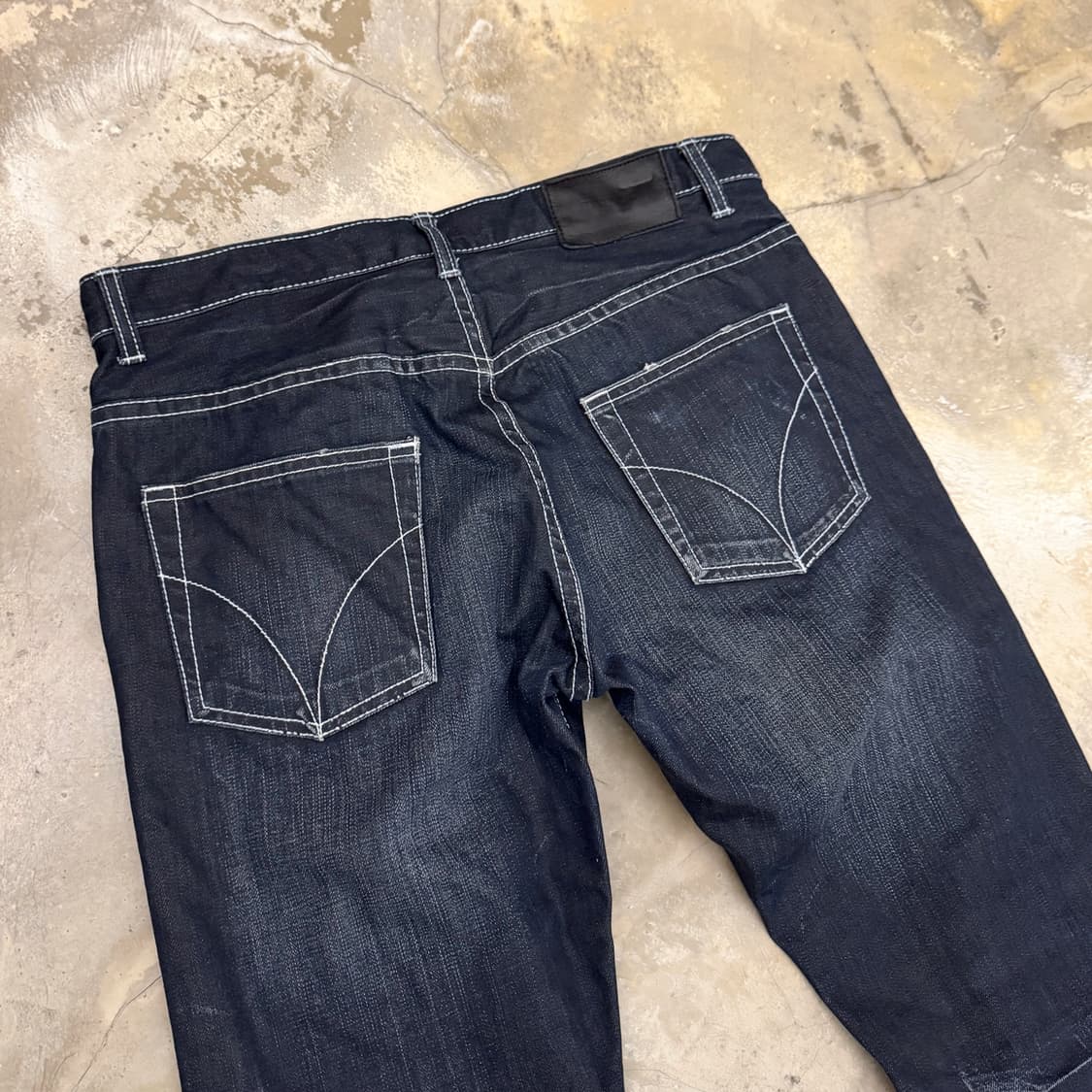 히스테릭글래머 워시드 데님 팬츠 네이비 상품이미지6