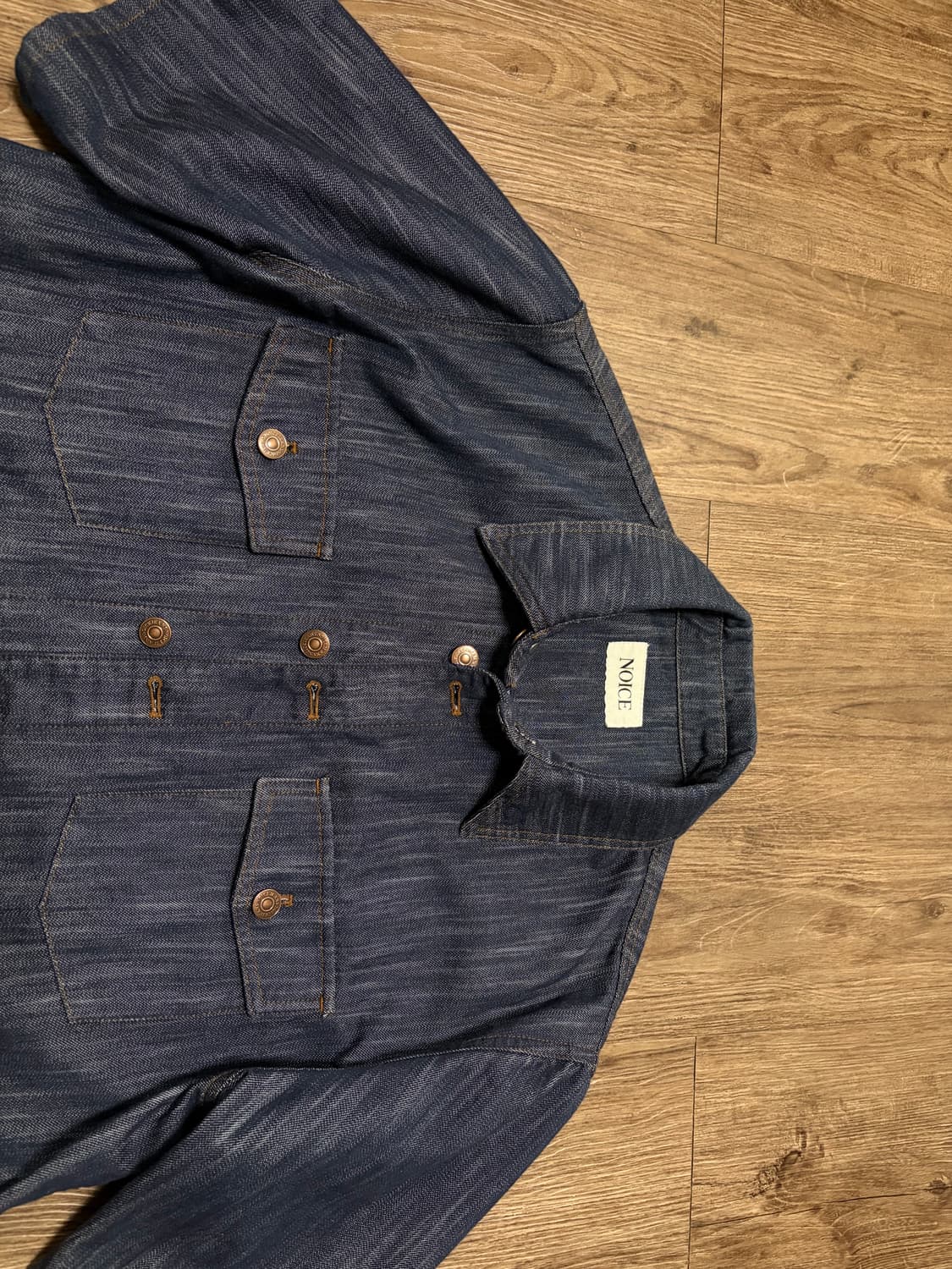 노이스 noice 데님 반팔 자켓 denim half jacket 상품이미지4