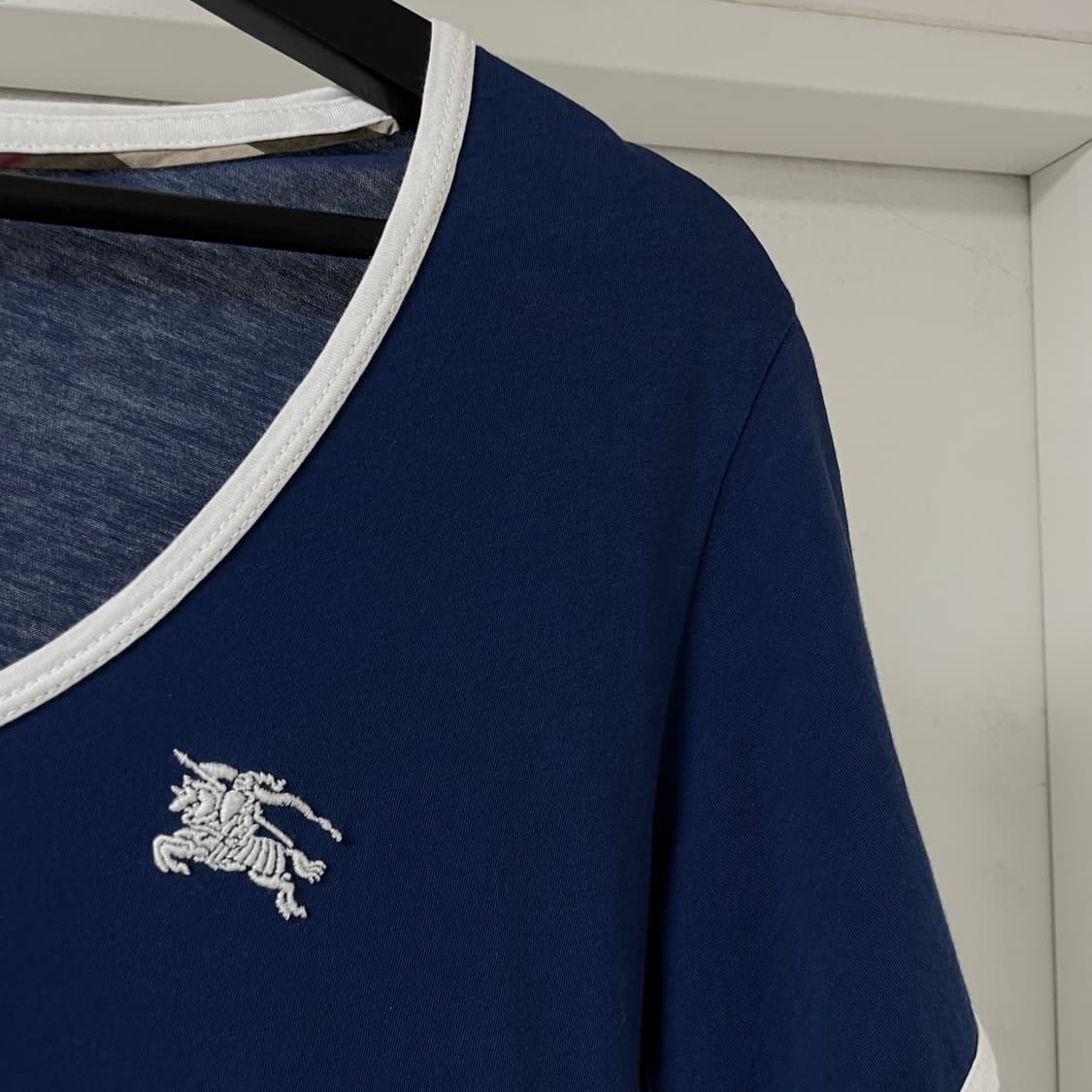 버버리 반팔 티셔츠 블루 XS(W) 상품이미지4