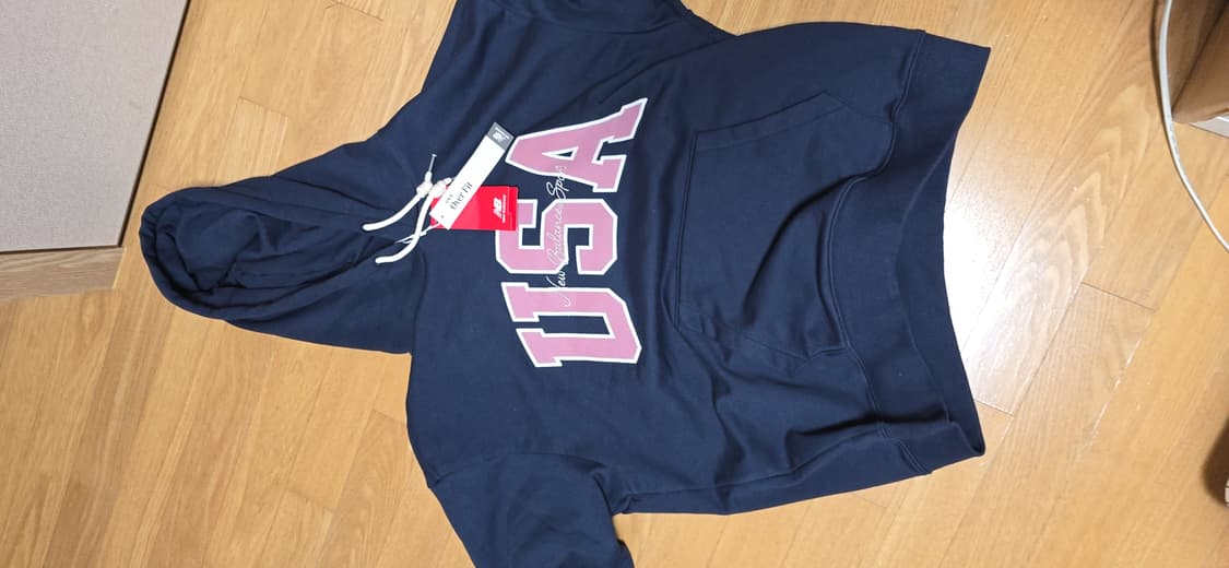 뉴발란스 usa 네이비 후드티 L사이즈 상품이미지1