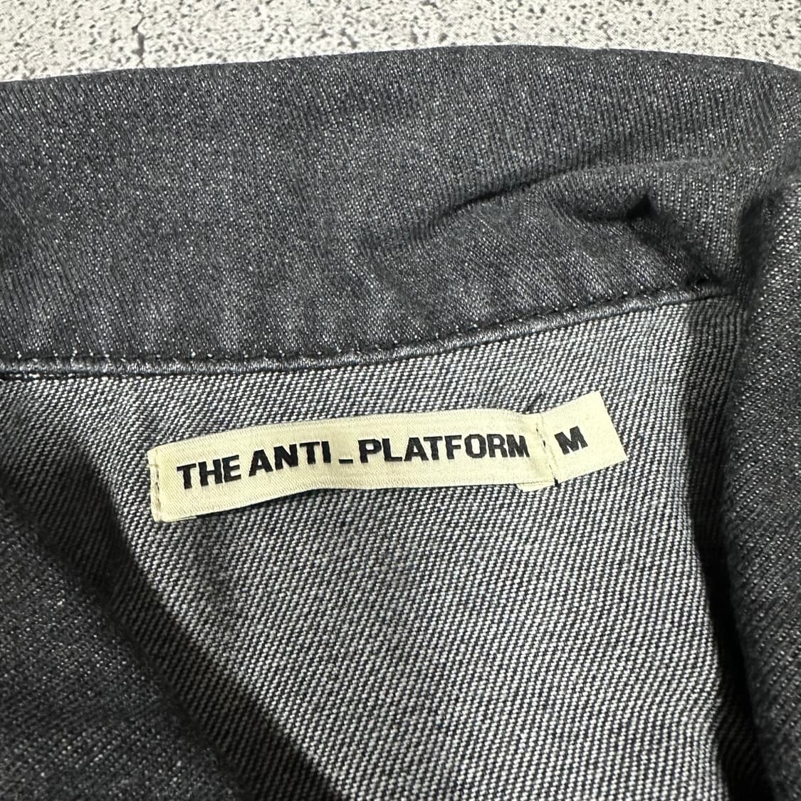 ✨ (바배) 디안티플랫폼 하프 데님 셔츠  상품이미지3