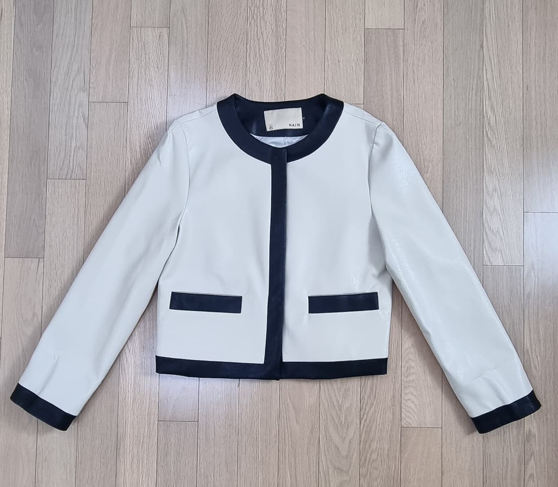 NAIN 나인 페이크 레더 크롭 자켓 S _ 여성 상품이미지1