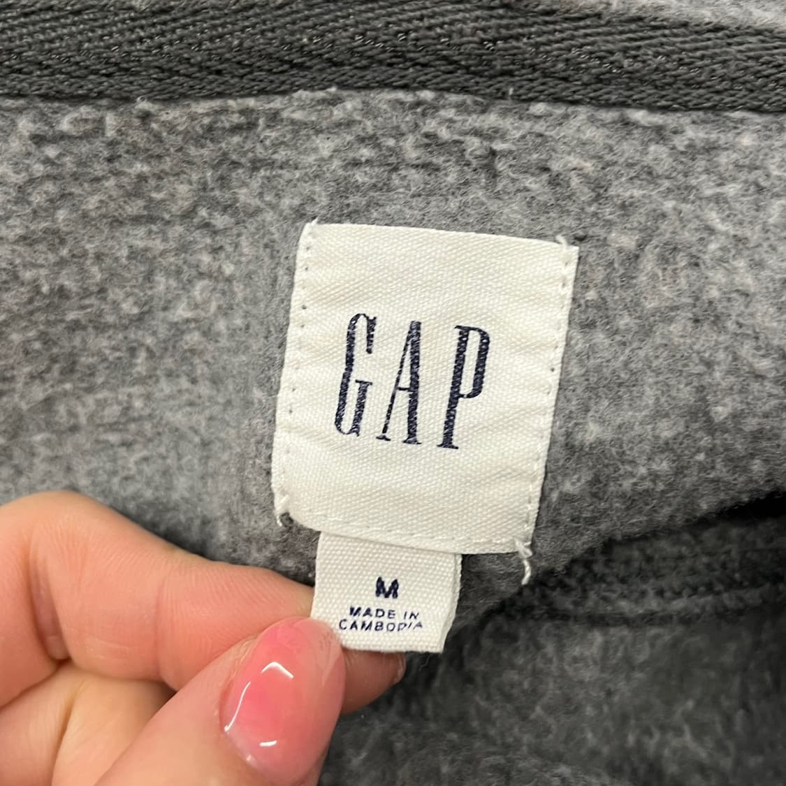 갭 그레이 후드집업 상품이미지5