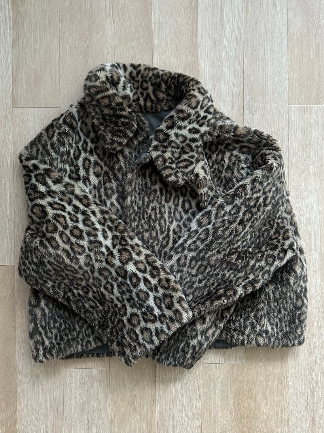 호피 퍼자켓 상품이미지2