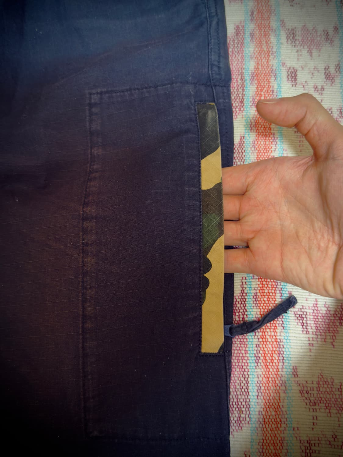 00s Old Bape Sun Faded Military Pants 상품이미지4