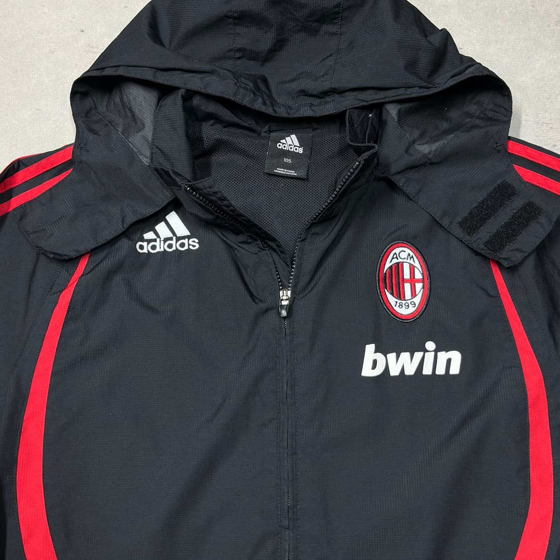아디다스 ac밀란 바람막이 자켓 XL 상품이미지2