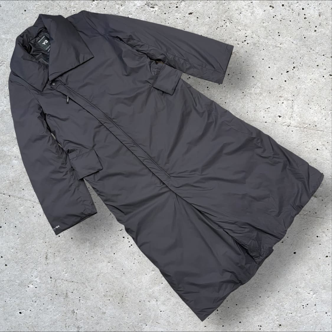 [L] 24FW 아디다스 Y-3 블랙 퍼텍스 롱 패딩 코트 B698 상품이미지1