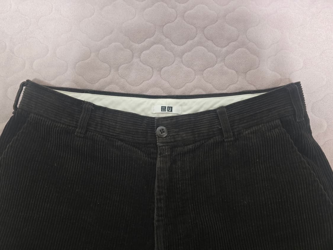 유니클로U 코듀로이 와이드핏 워크팬츠 32 [82] 상품이미지7