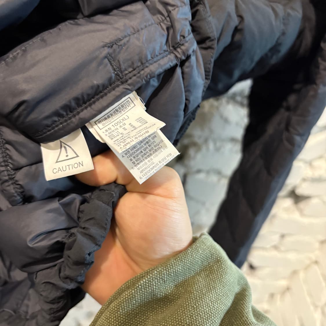 노스페이스 빈티지 후드경량패딩 xl 상품이미지7