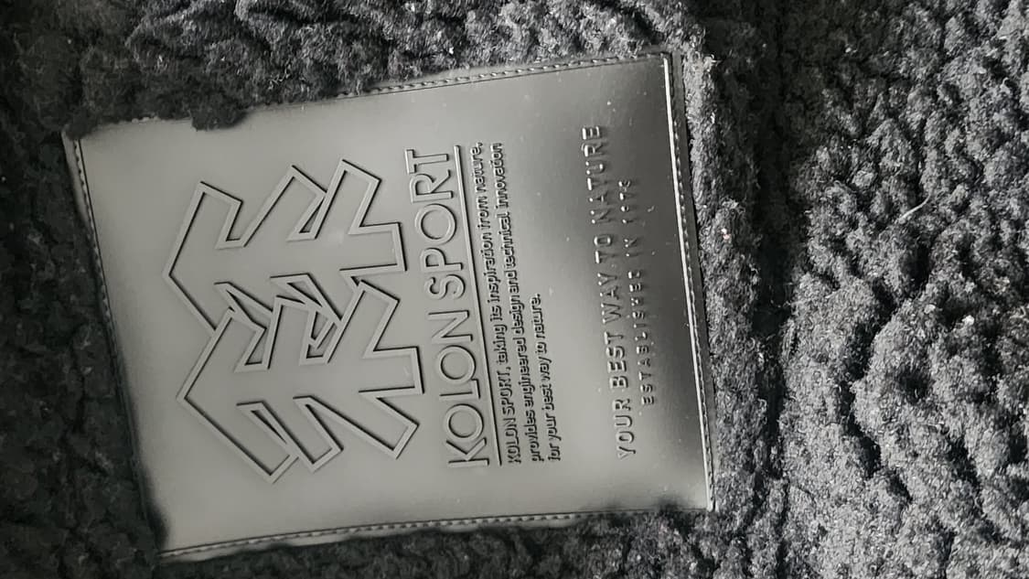 코오롱스포츠 롱패딩 90 블랙 상품이미지4