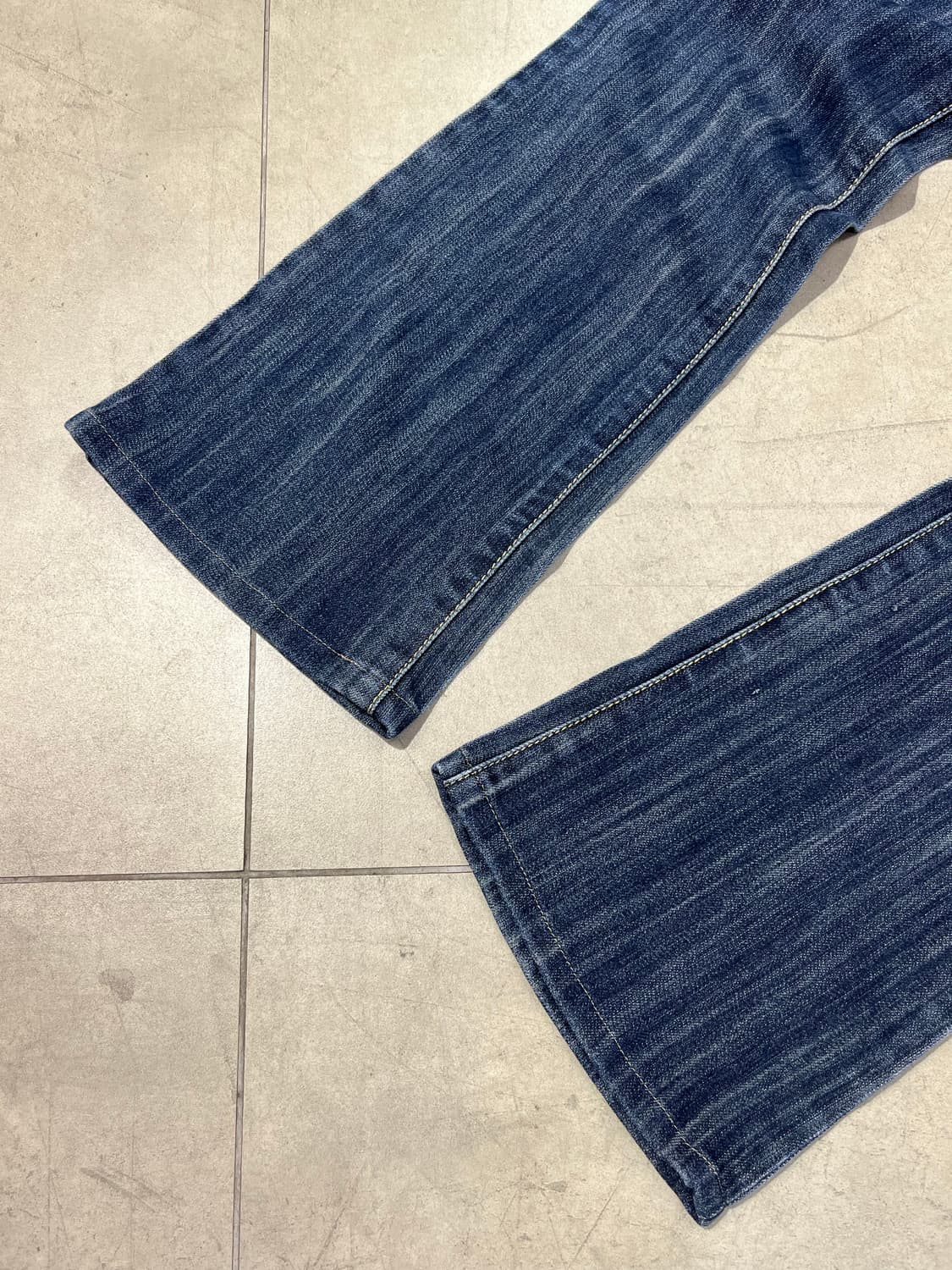 일본 빈티지 포켓 자수 데님 팬츠 상품이미지6