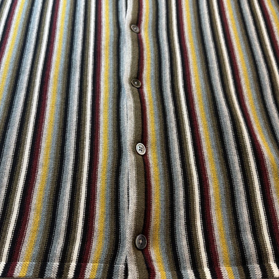 스투시 스트라이프 패턴 가디건 상품이미지3