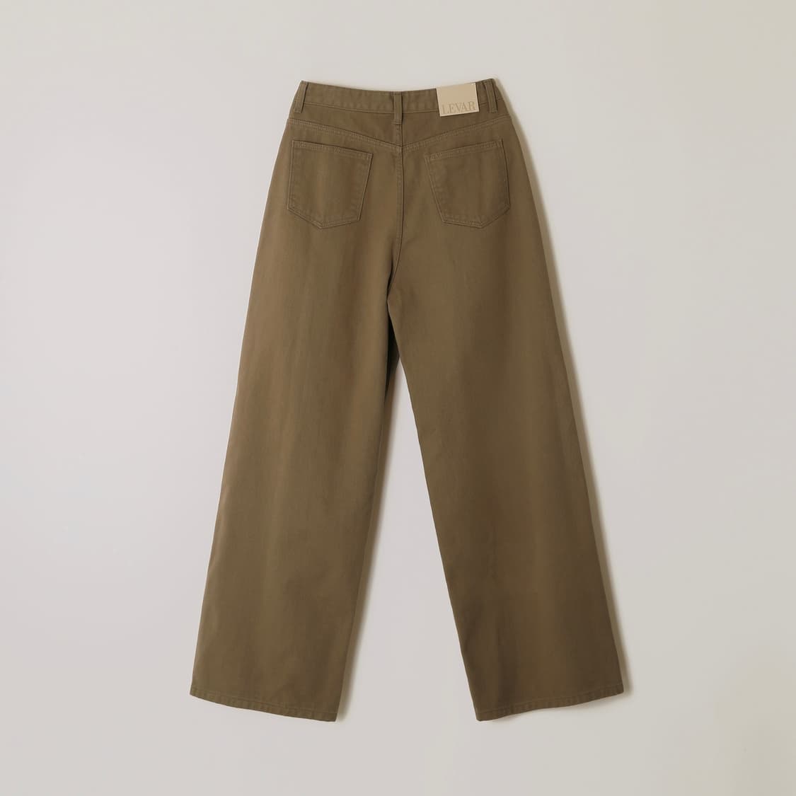 르바) Overdyed Wide Denim - Sugar Brown 상품이미지2