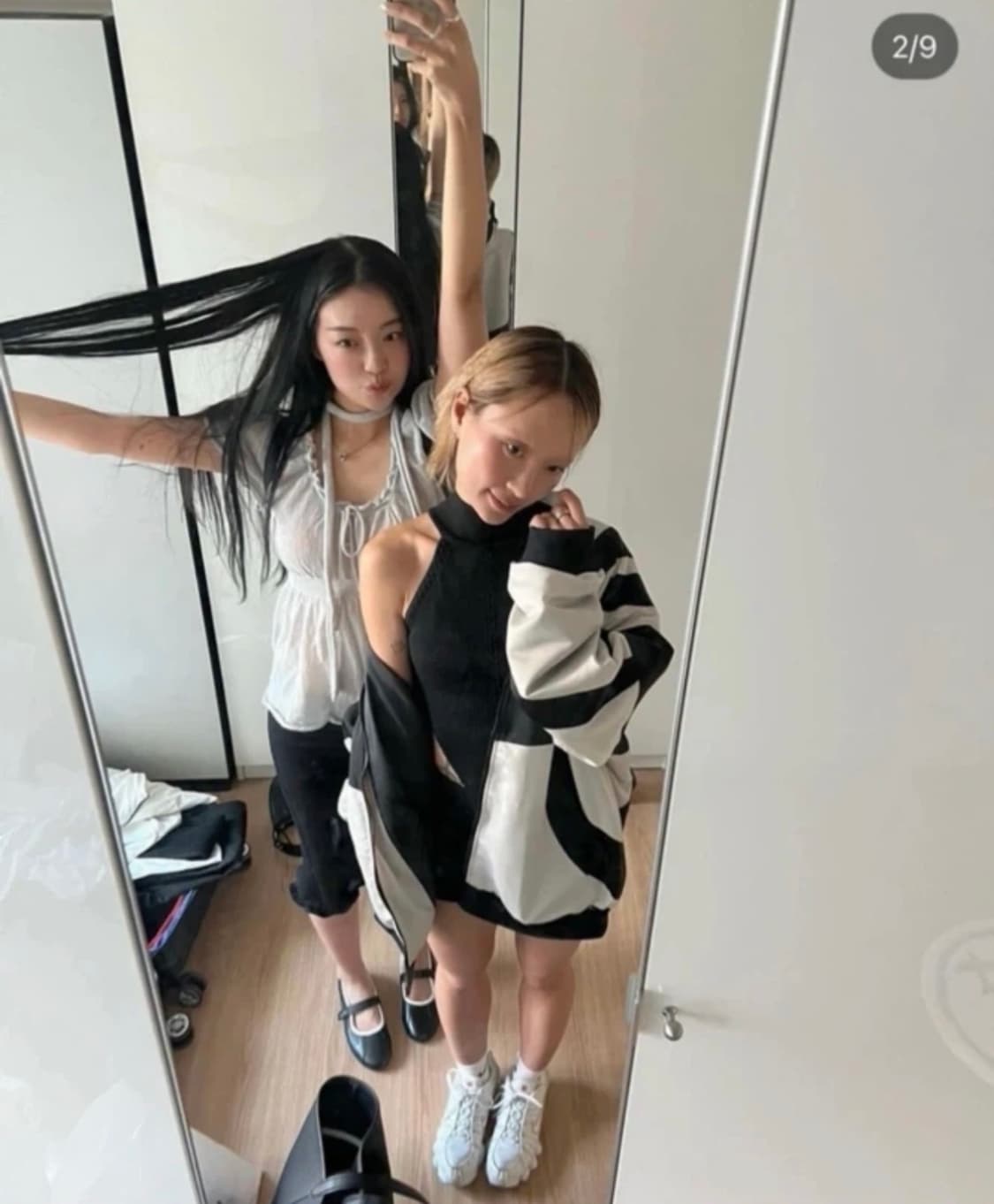 쓰리타임즈 오티스 윈드브레이커 블랙 S / 오버핏 바람막이 otis 상품이미지3